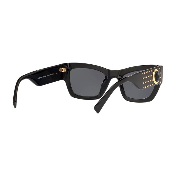 VERSACE SUNGLASSES BLK GOLD - Picture 6 of 8